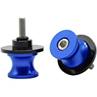 Universal Motocicleta 6MM CNC Aluminio Diabolos Basculante de Deslizadores Tornillos del Soporte para Yamaha YZF R1 R3…
